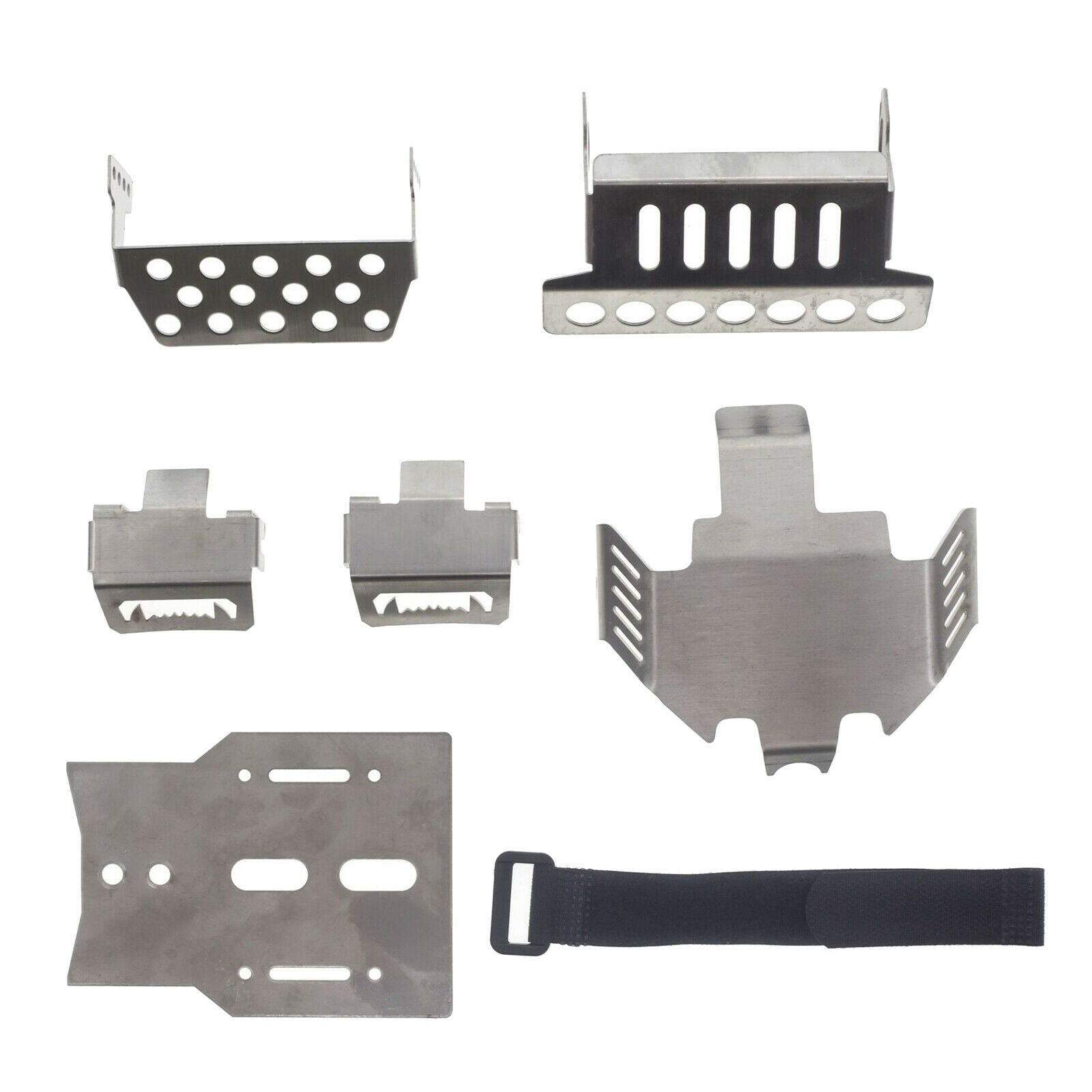 RC Metal Chassis Armors Guard Combo for 1/10 RC Rock Crawler Off-Road Car