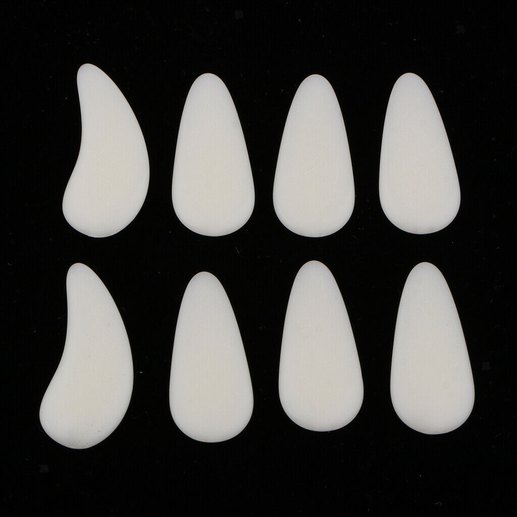 Professional Guzheng Chinese Zither Finger Picks Nails Suet White