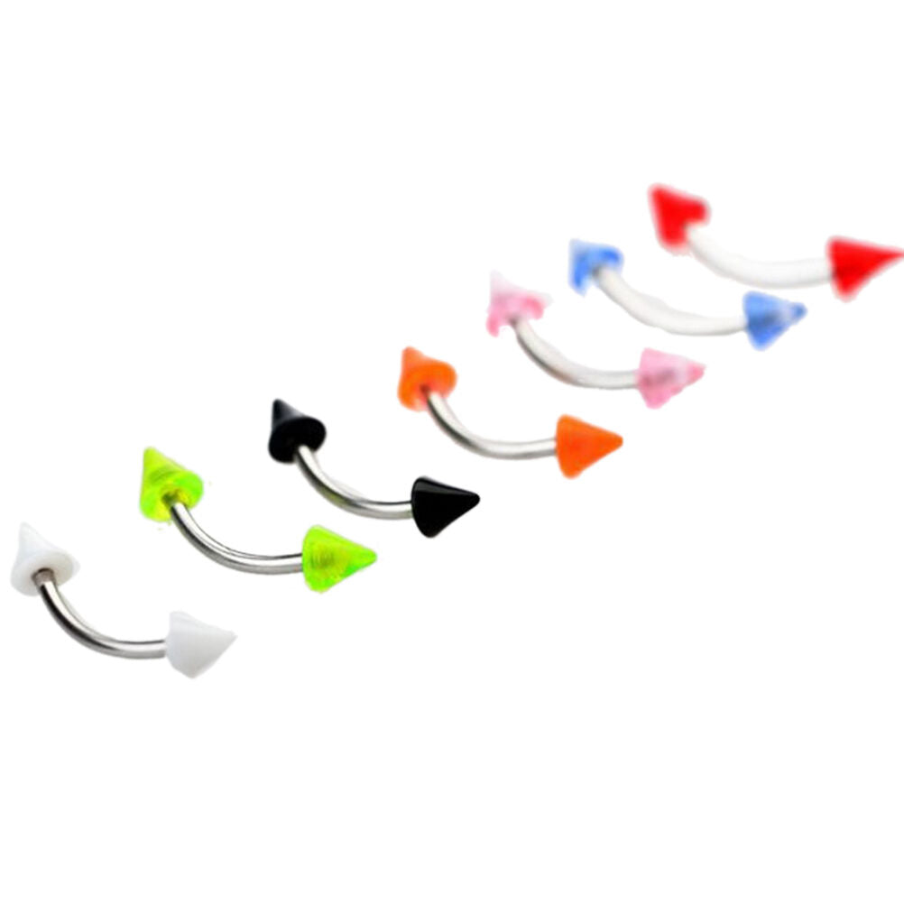 90x  Wholesale Body Jewelry Eyebrow Navel Belly Tongue Nose Piercing Bar BDAU