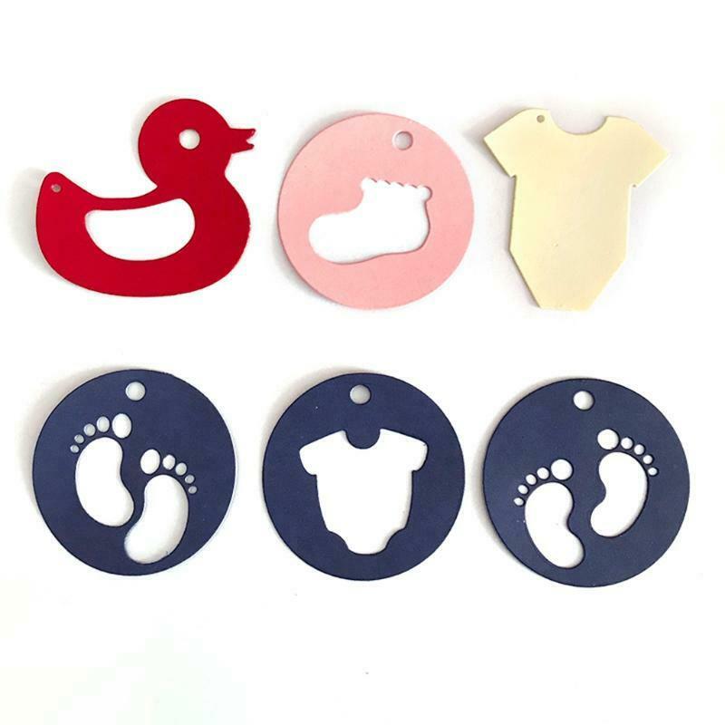 Baby Tags Metal Cutting Dies Stencil Scrapbooking DIY Album Stamp Paper Emboss