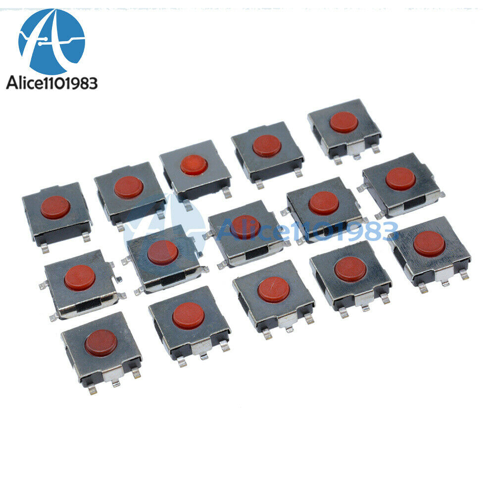 500PCS 6*6*2.5mm Tactile Push Button Switch Tact Switch Micro Switch 4-Pin SMD