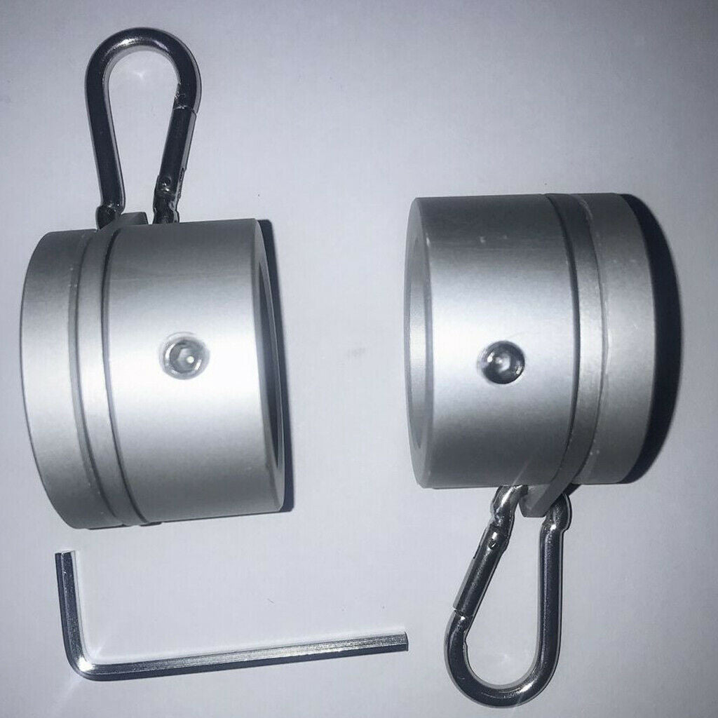 2x Flagpole ROTATING CLIPS Fit 1" Dia Flag Pole  Free Mounting Rings