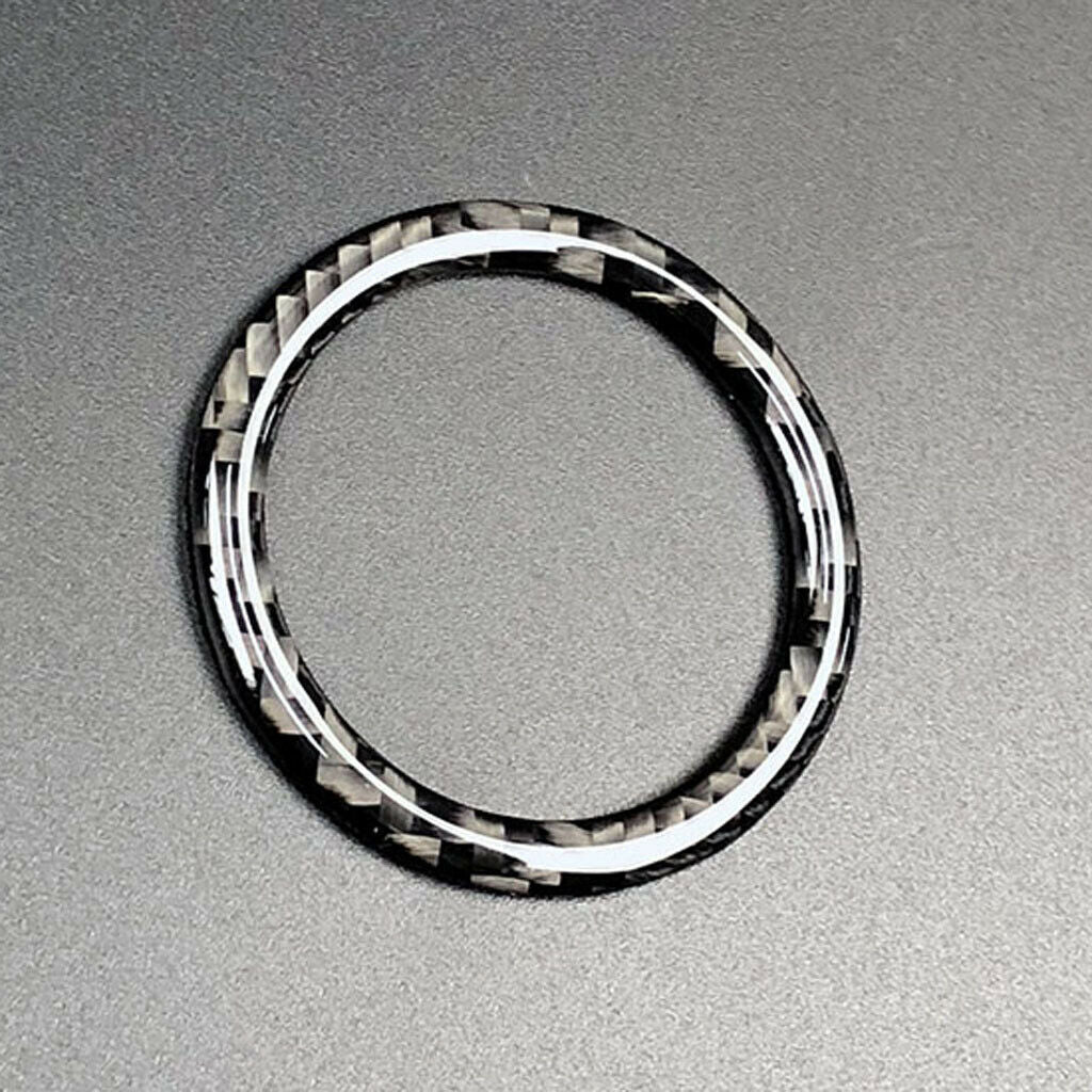 Carbon Fiber Car Start Button Frame Trim For Benz E Class W213 C Class W205