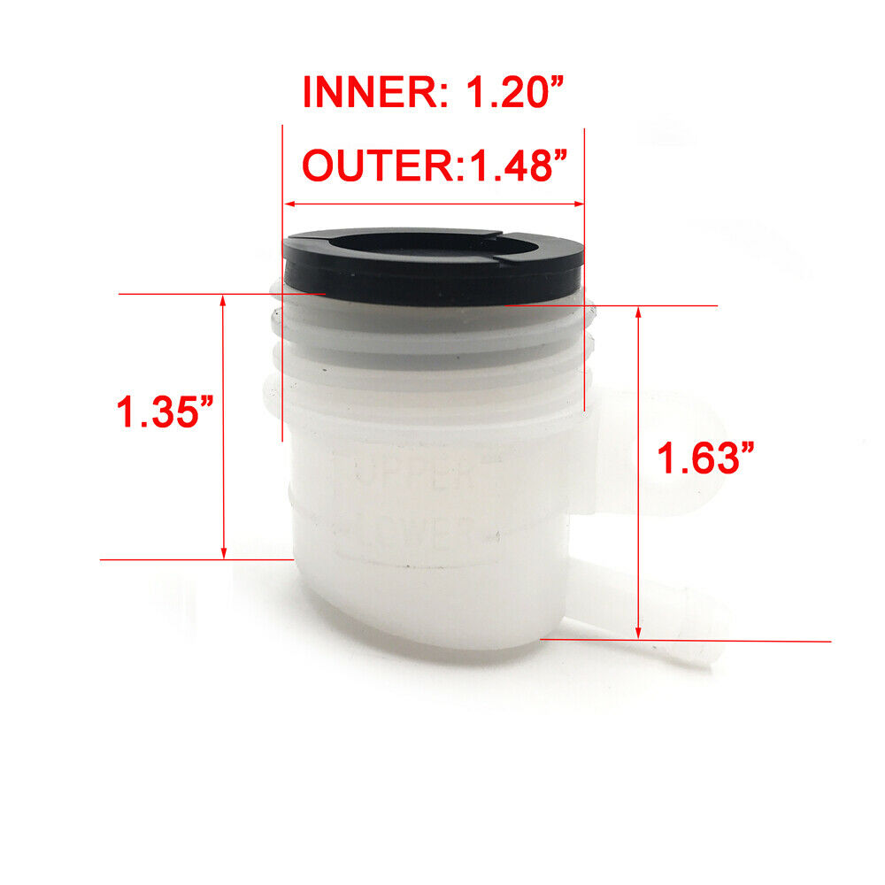 Universal Motorcycle Brake Fluid Reservoir Master Cylinder Rear Bottle Cup