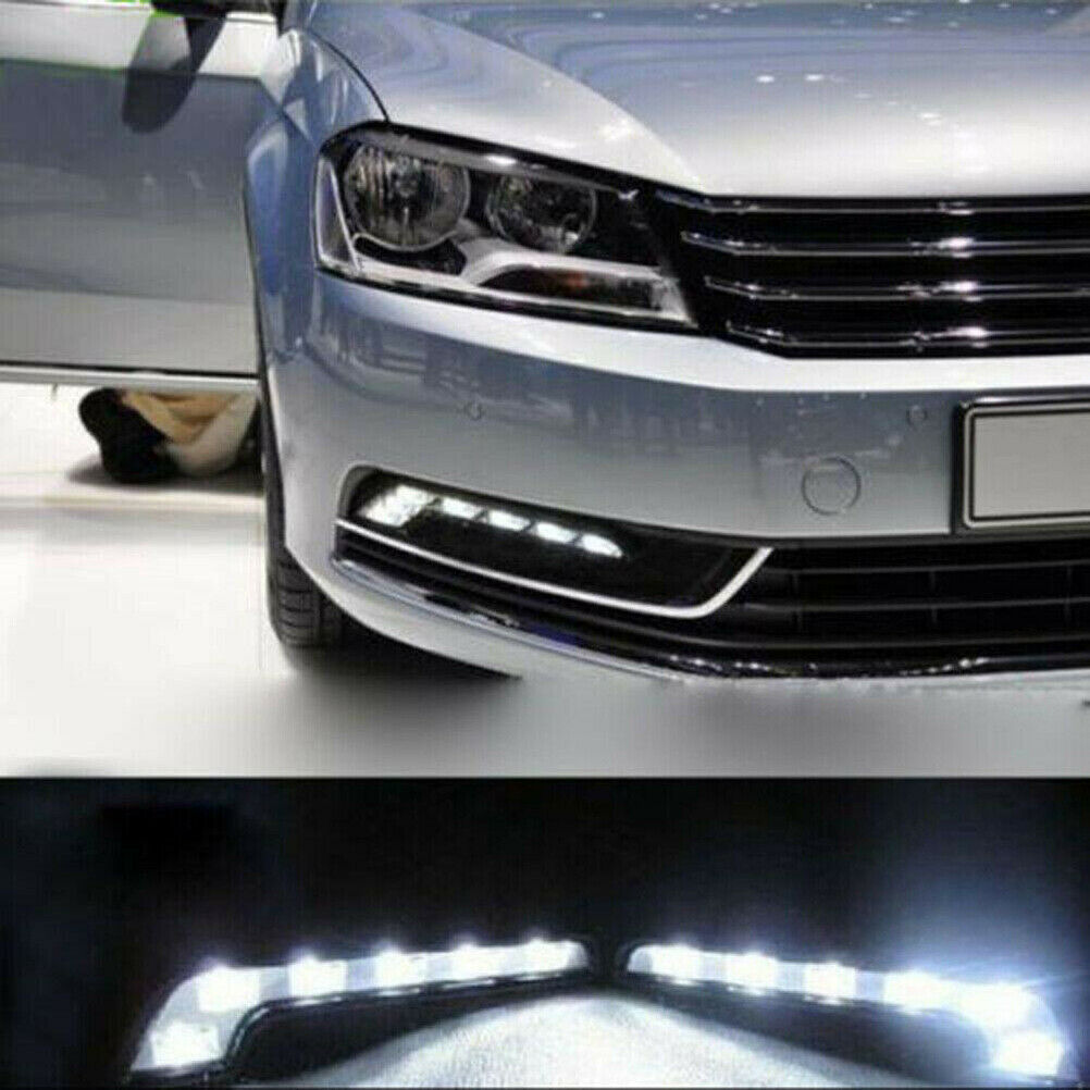 2X L Shaped 6LED Super White Waterproof Driving Fog Light Lamp Car Accessories