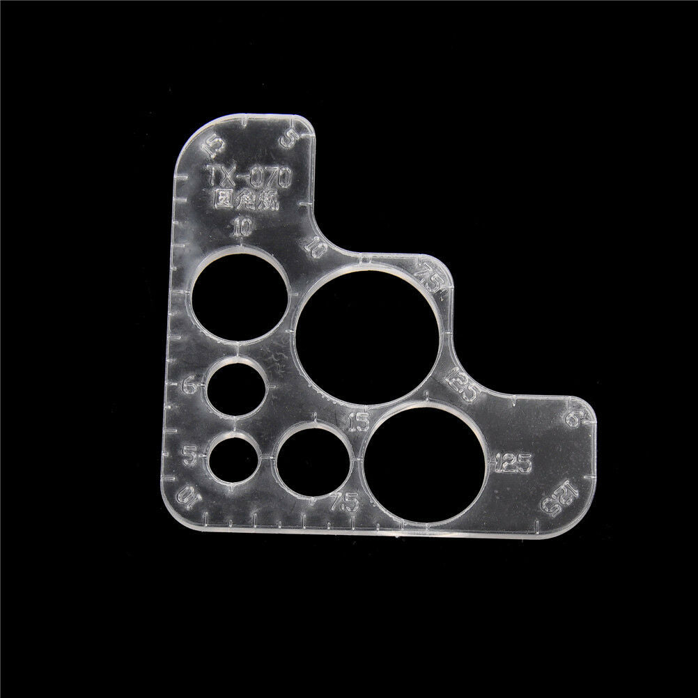 DX-20 Acrylic R Round Corner Module Leather Craft DIY Hand Board Tool 90*9.l8