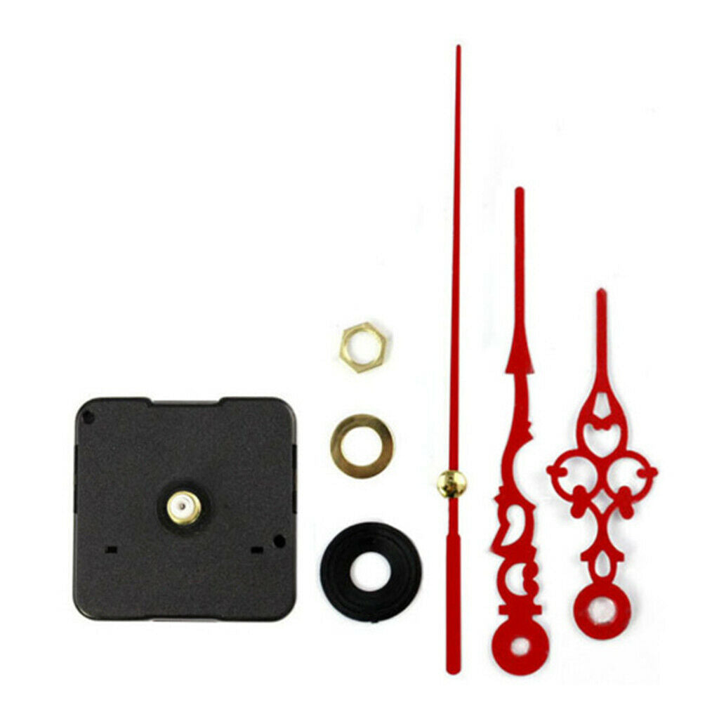 2x Quartz Clock Movements w/ Spindle Mechanism Watchmaker DIY Repair Kit