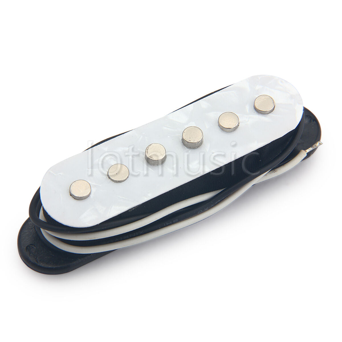 Single Coil Guitar Neck Pickup For Electric Parts White Pearlolid