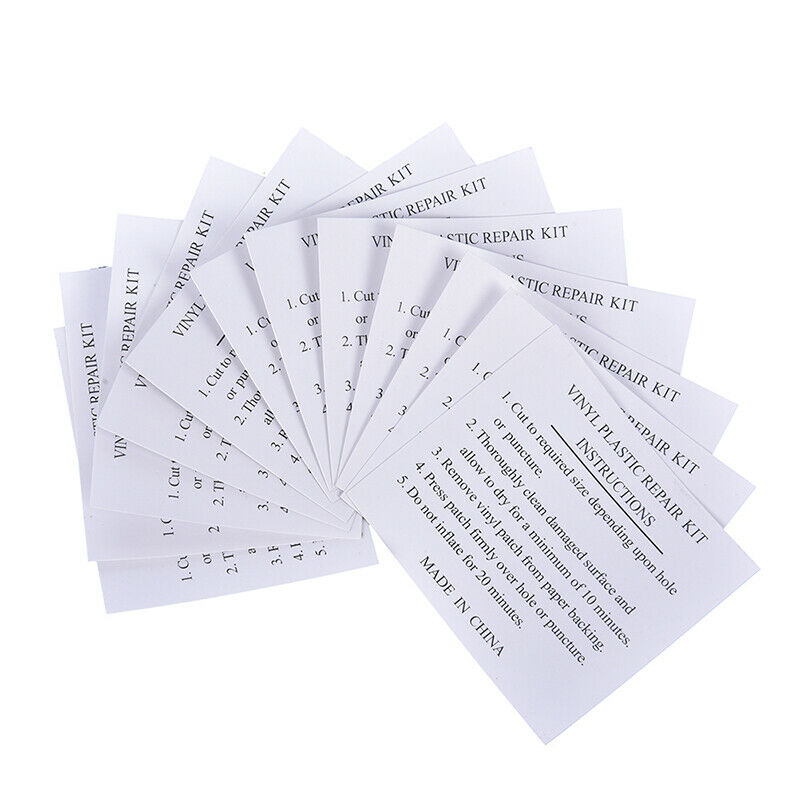 10 x PVC Repair Adhesive Patch Inflatable Swimming Float Air Bed Patch.l8