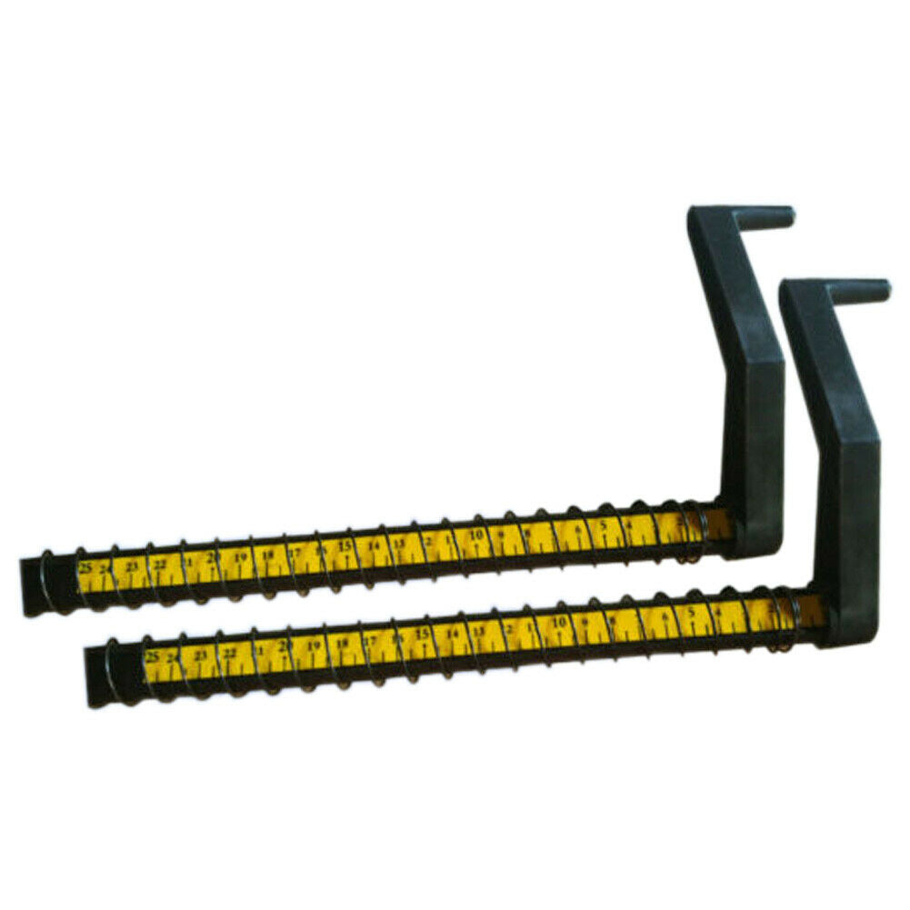 2x Wheel Balance Machine Pull Open Measuring Scale Ruler Car tyre Repair Part