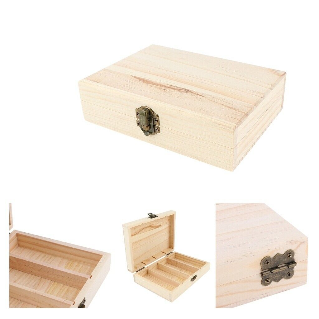 4 Slots Essential Oil Wooden Box Storage Case Large Organizer for 30ML Oil Best