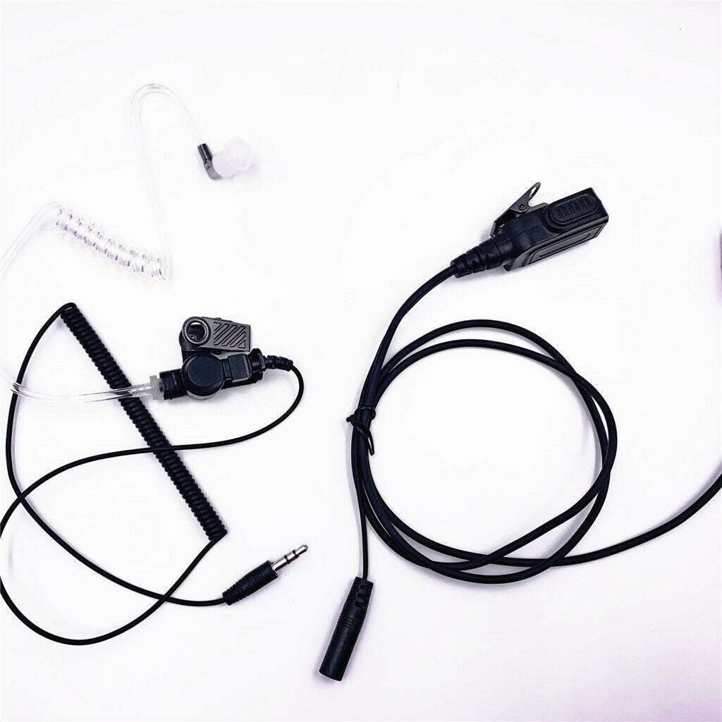 2 Pin Covert Acoustic Air Tube Earpiece Headset for Hytera HYT PD702 PD782