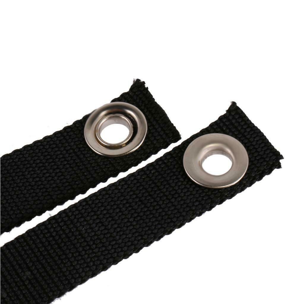 4pcs Loop Anchor Straps Under Hood Kayak Canoe Boat Tie Down Black Outdoor