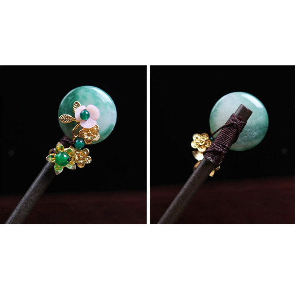 Handmade Hair Styling Pins Natural Wooden Chopsticks for Long Hair Headwear 7''