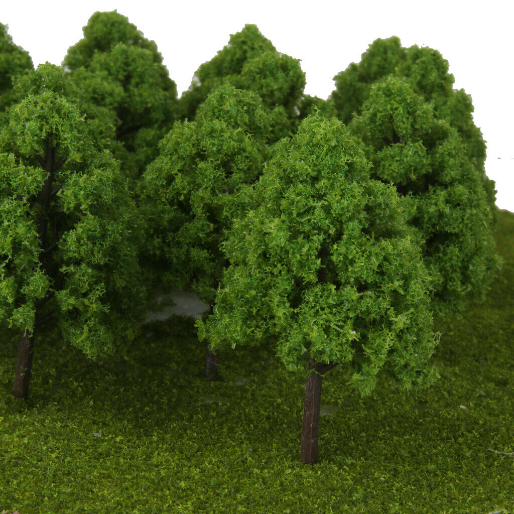 65 Pieces 1:150 Green Trees Diorama Railway Scenery Park Street Sandtable
