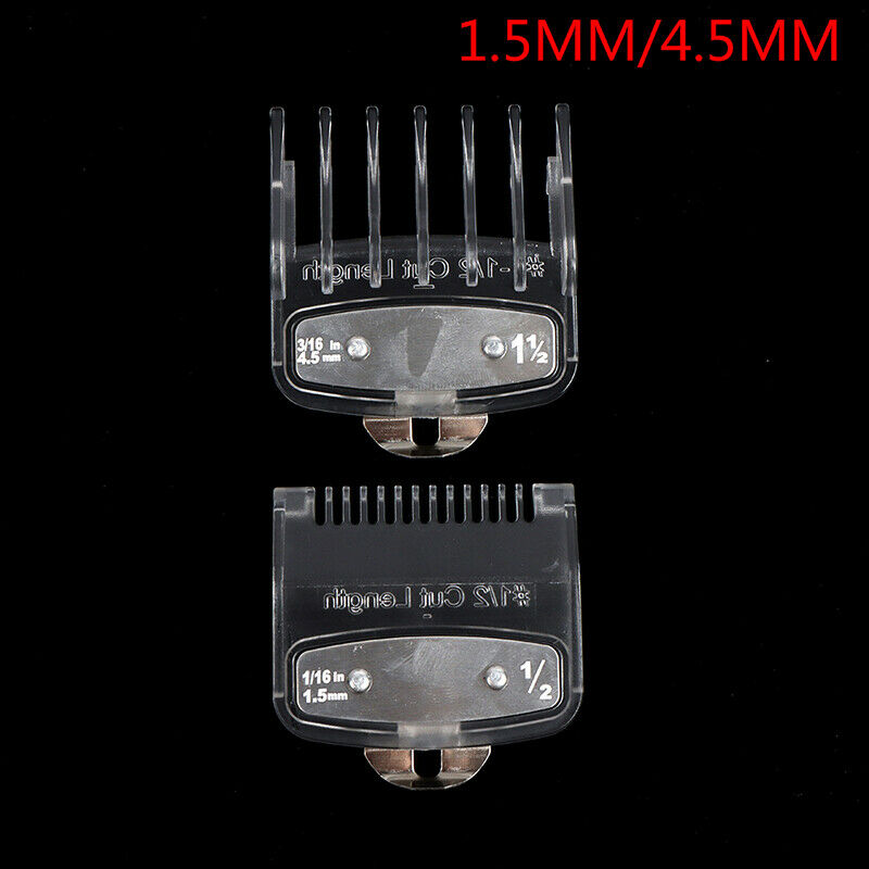 2pcs 1.5mm+4.5 mm Hair Trimmer  Clipper Guide Comb Set Limit Calipers ToolsBDAU