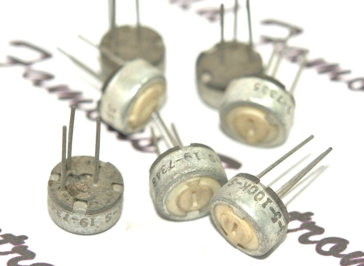 10pcs - 383-5-100K-S Trimmer Potentiometer -  NOS