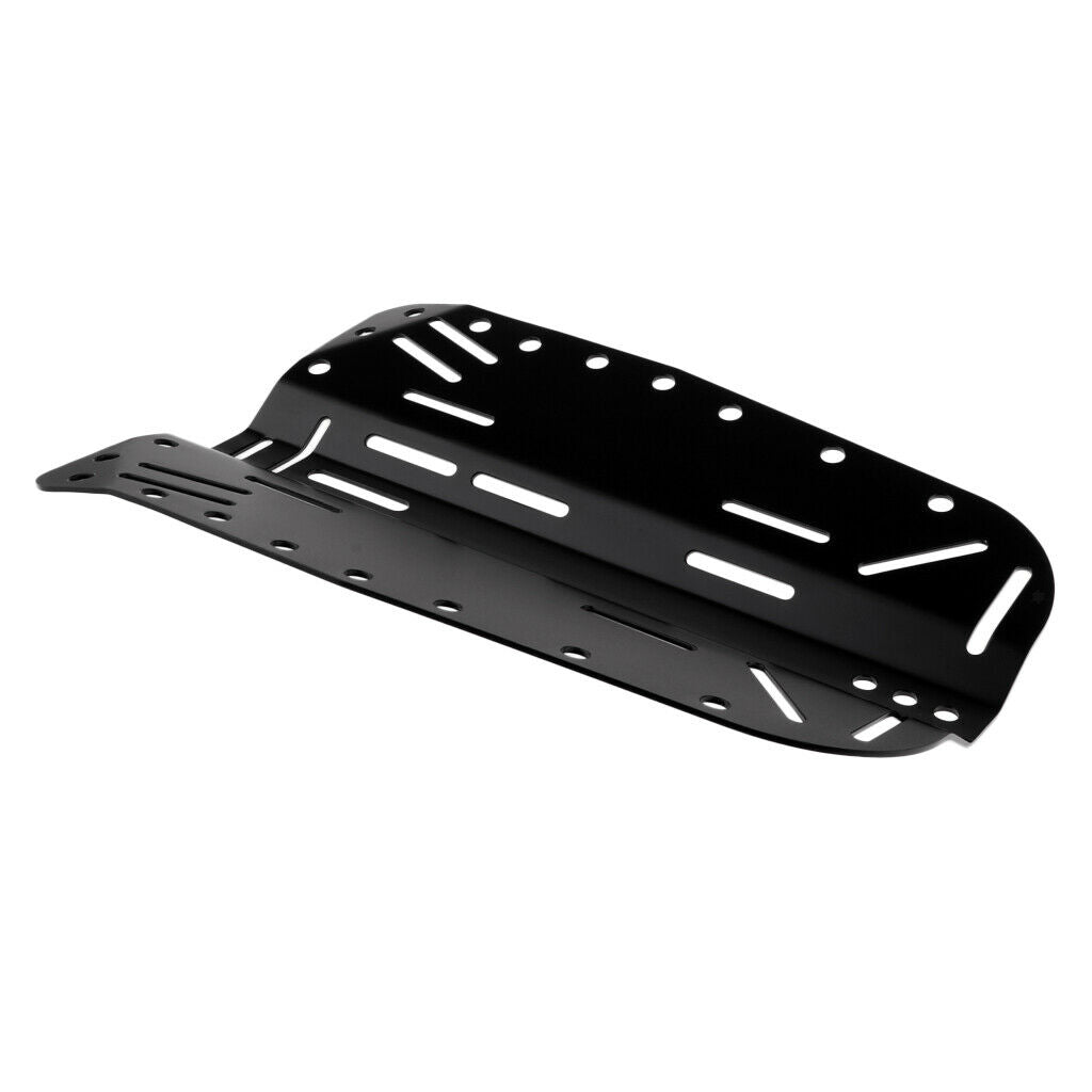 Black Diving Backplate Pad Unit for Scuba Diving Diver BCD Harness System
