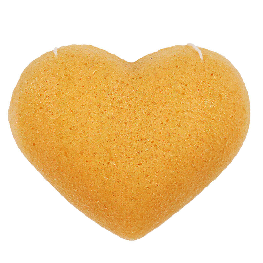 Konjac Cleaning Sponge Puff Exfoliating Facial Sponge Ginger Yellow