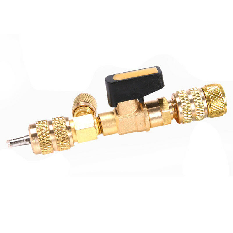 2in1 1/4" 5/16" booth Valve Core Removal Install Tool for R22 R410A R404A R407C