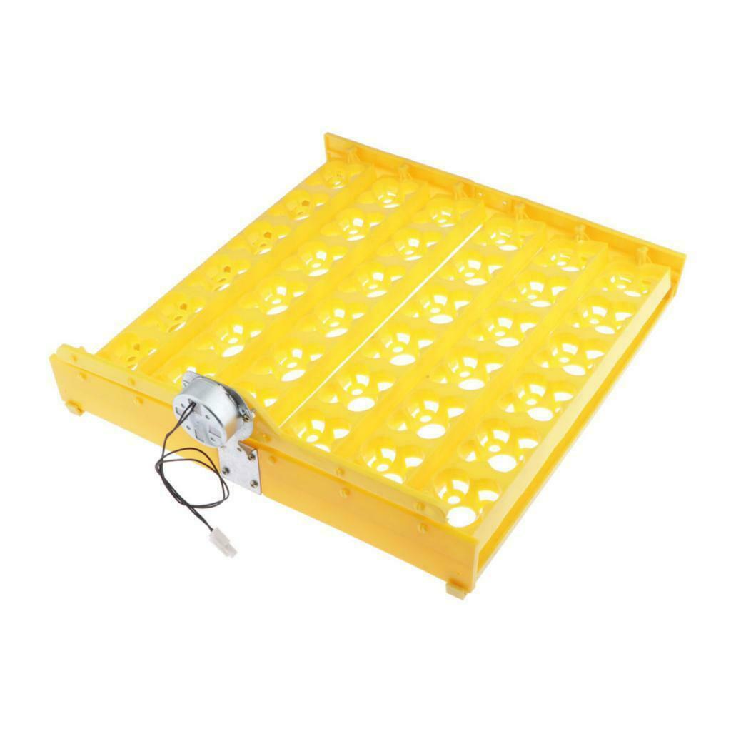 Plastic Automatic Egg Turner Tray, 36 Eggs Incubator Poultry Hatcher for Chicken