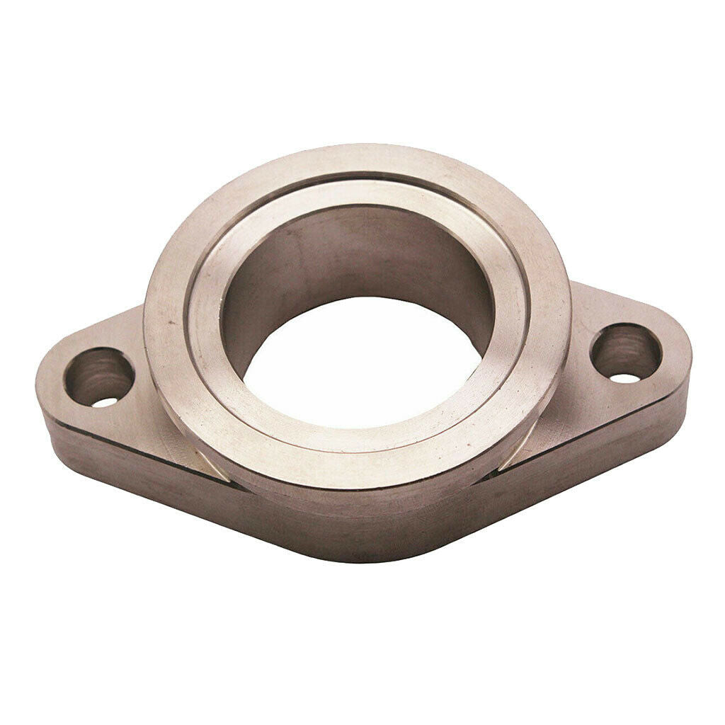 304 Stainless Steel 38mm V Band Wastegate To 2 Bolt Manifold Adapters Flange