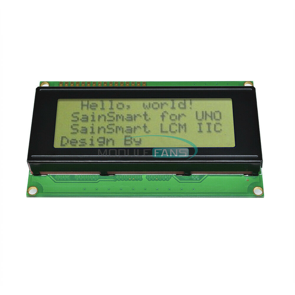 2PCS 204 20x4 2004 Character LCD Display Module 2004 LCD Yellow Green Blacklight
