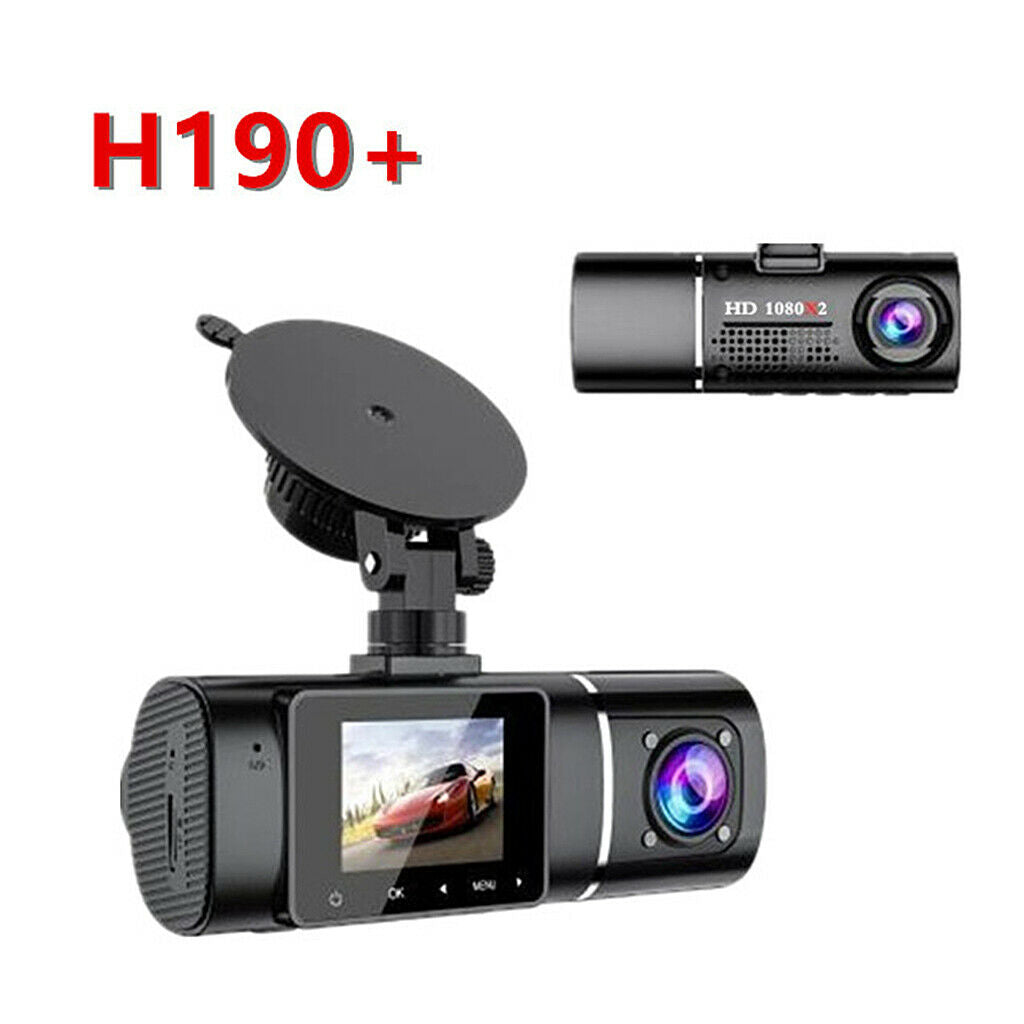 Car Hidden Dual Lens Dual   Cam 720P Inside Parking Monitor for Auto