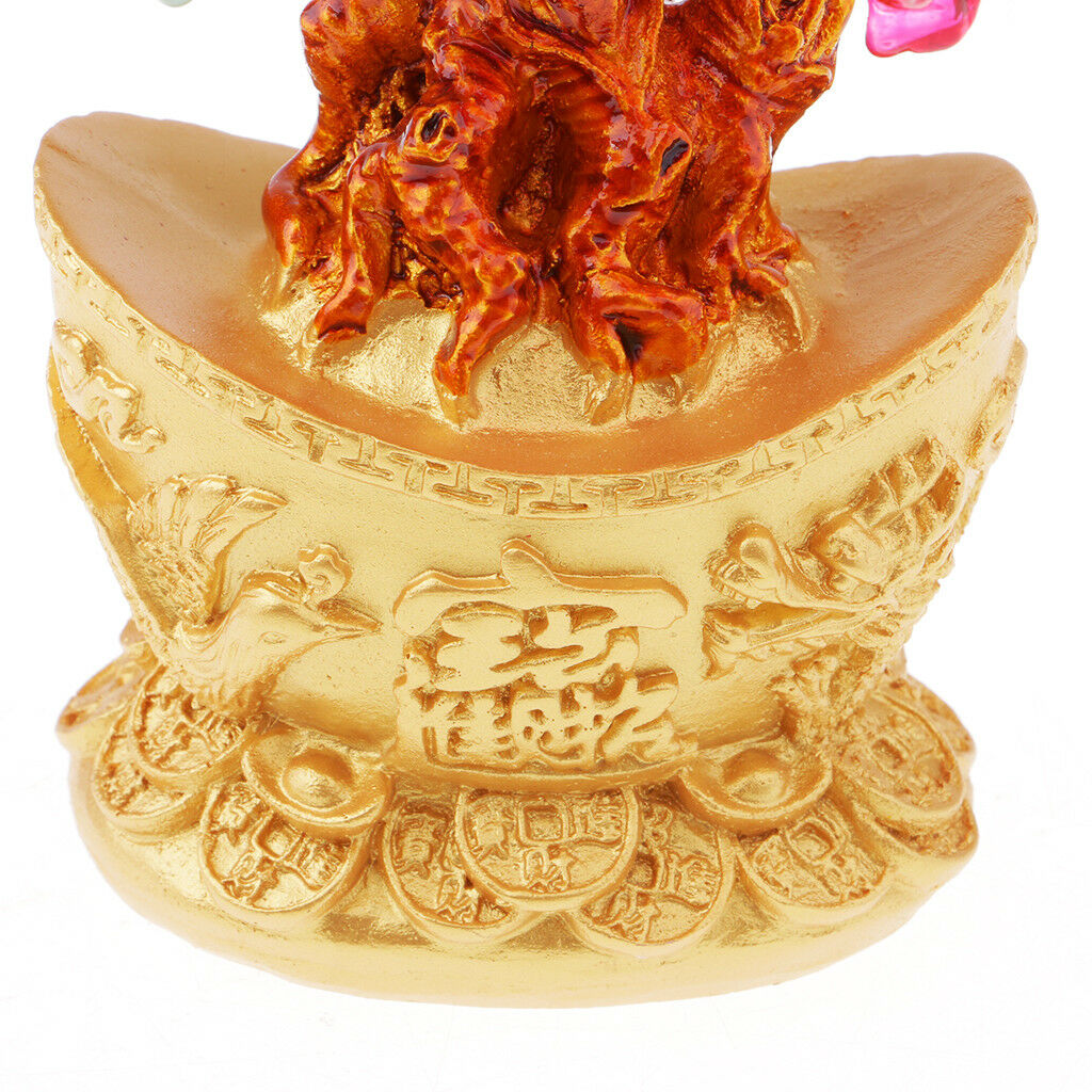 Feng Shui Crystal Yuan Bao Money Tree for Wealth Luck Office/Home Decor #5