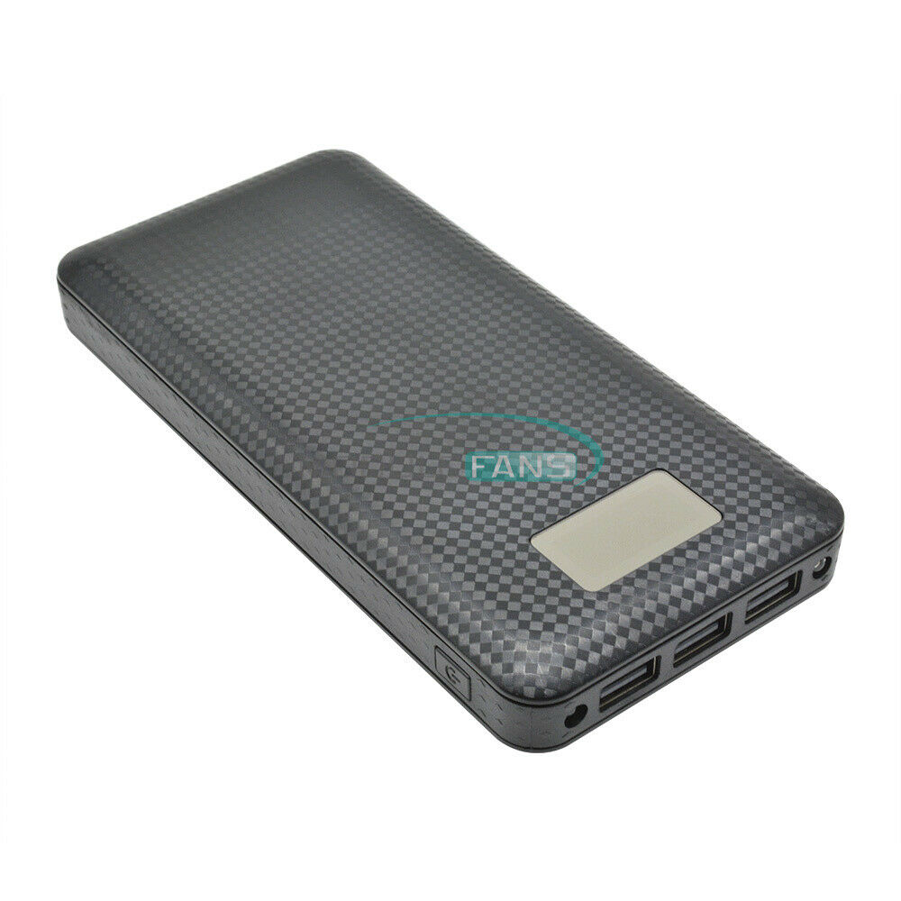Mobile Power Bank 7S 7 18650 Case DIY Kit Battery Charger Box 5V 2.1A 3 USB LED