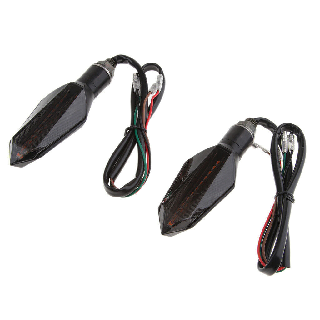 Daytime Running Lights LED High Brightness for Motorcycles ABS Plastic White