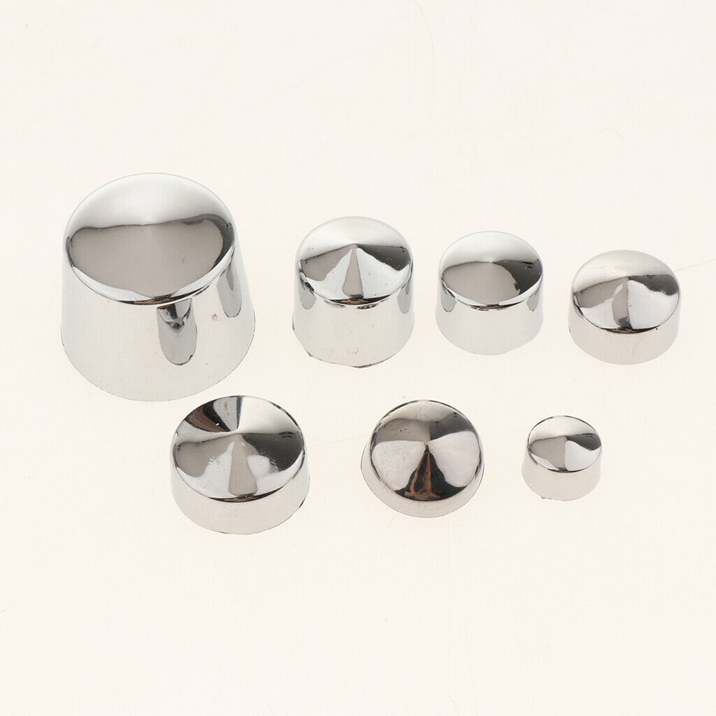 87x Motorcycle Chrome Abs Bolts Toppers Caps For  Softail Twin Cam