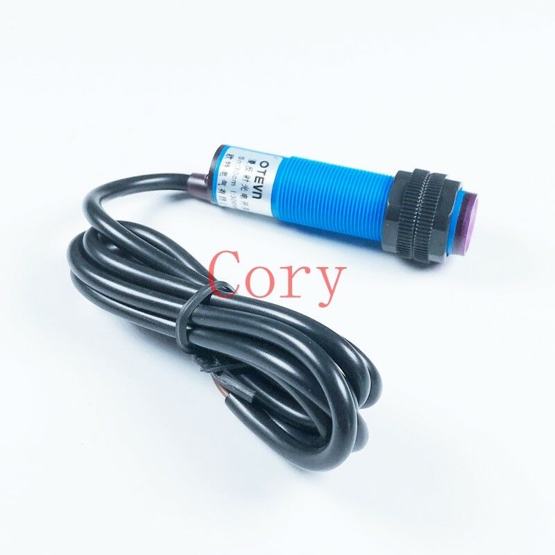 1PCS Inductive Proximity Switch Cylinder Type 3 Wire NPN NO 38mm DC 6-36V Iron