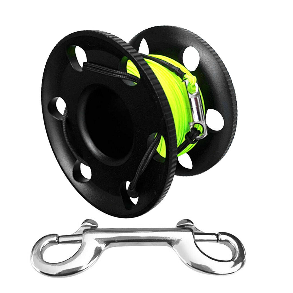 High Visibility SMB Surface Marker Buoy with Reel + Whistle for Scuba Diving