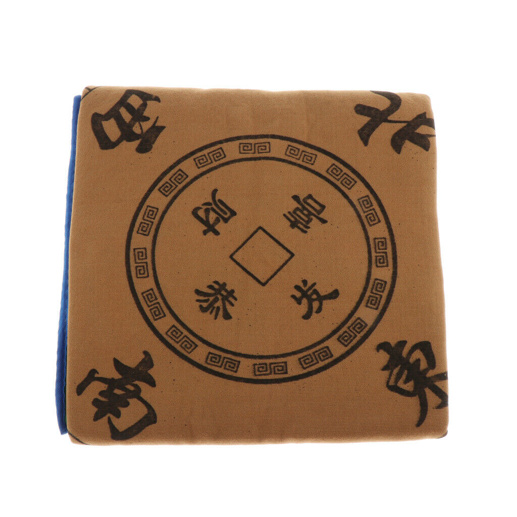 Silence Mahjong Mat Card Game Table Cloth Mah jongg Parts   Dual-use