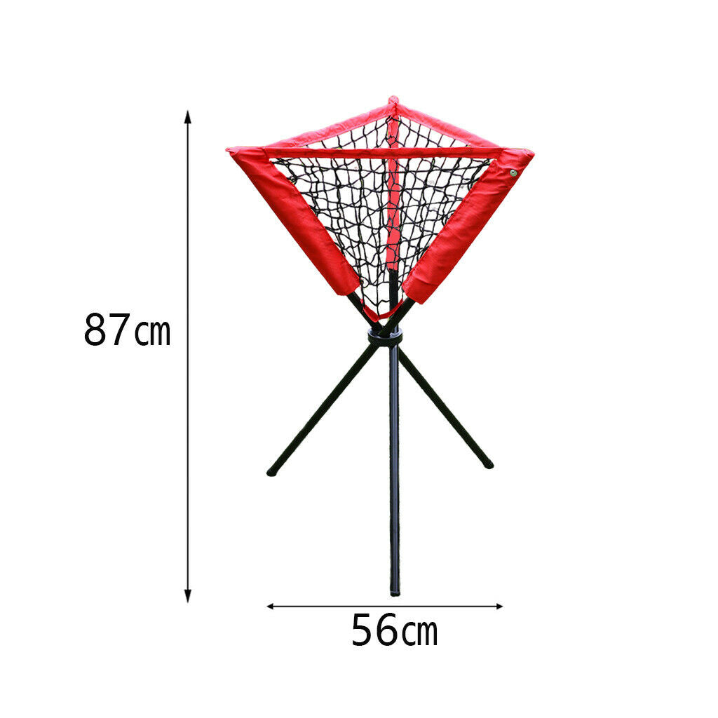 Baseball Softball Tripod Ball Caddy Portable Batting Practice Ball Holder