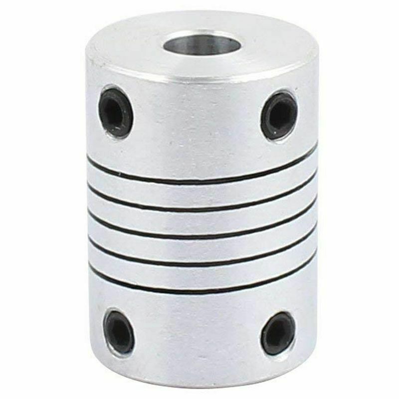 6mm to 8mm Shaft Coupling 25mm Length 18mm Diameter Stepper Motor Coupler AlumN6