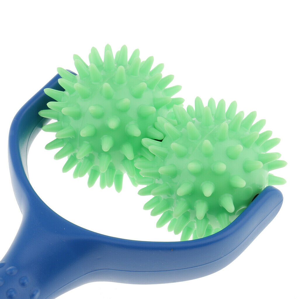 2 Pieces Spiky Acupuncture Shoulder Muscle Massager Roll Massage Ball