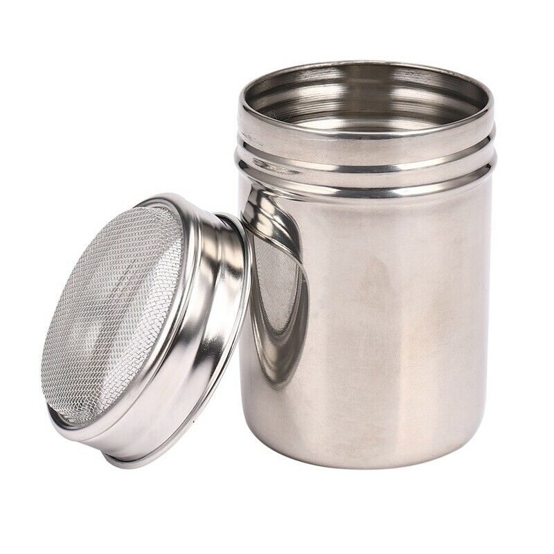 Functional Stainless Steel Chocolate Shaker Icing Sugar Salt Cocoa Flour CoffeW2