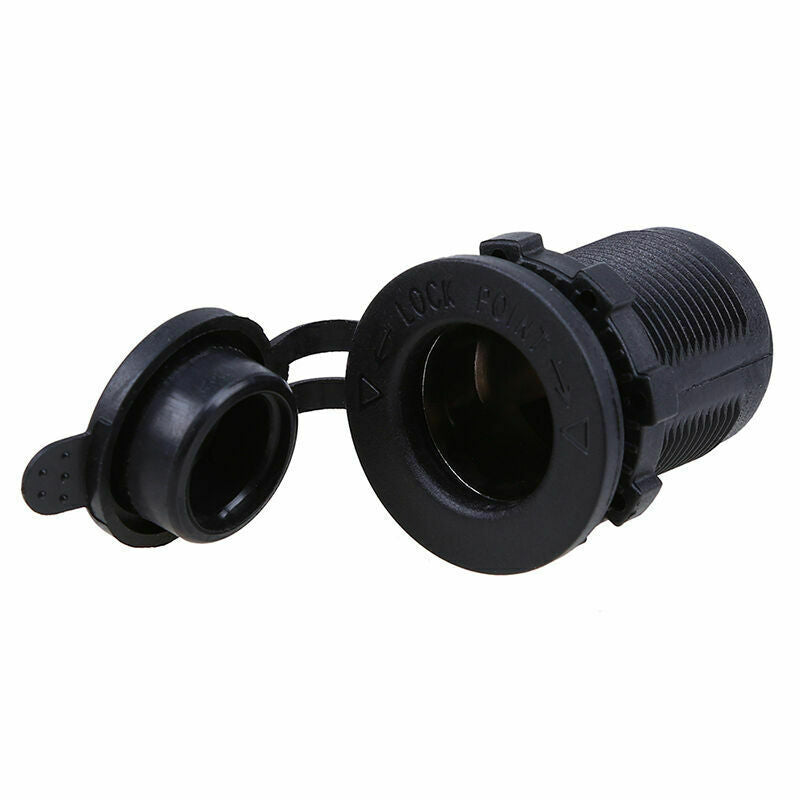 New 12V Car Cigarette Lighter Socket Charger Adapter Auto Motorcycle Marine Boat