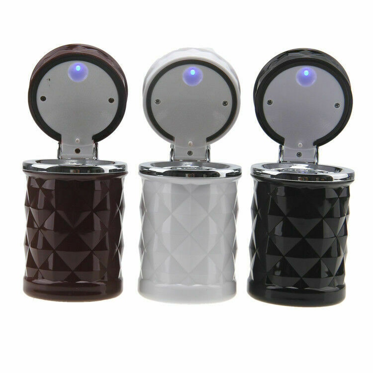 Smoke Ashtray Portable Car Auto Truck LED Cigarette Ash Tray Holder Universal