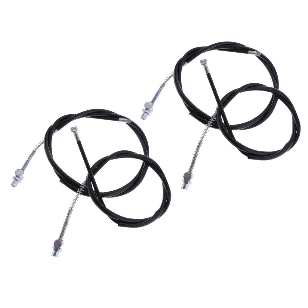Black Durbale Front & Rear Brake Line Brake Cable Assembly for Yamaha PW50