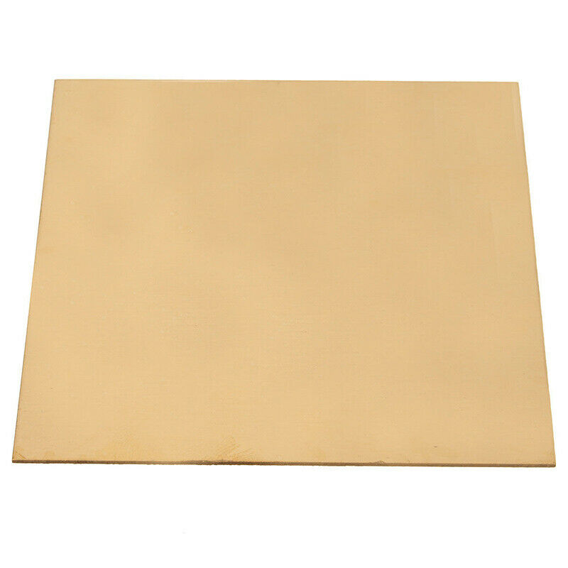 1PC NEW Brass Metal Sheet Plate 1mm x 100mm x 100mm for Metalworking Craft DIY