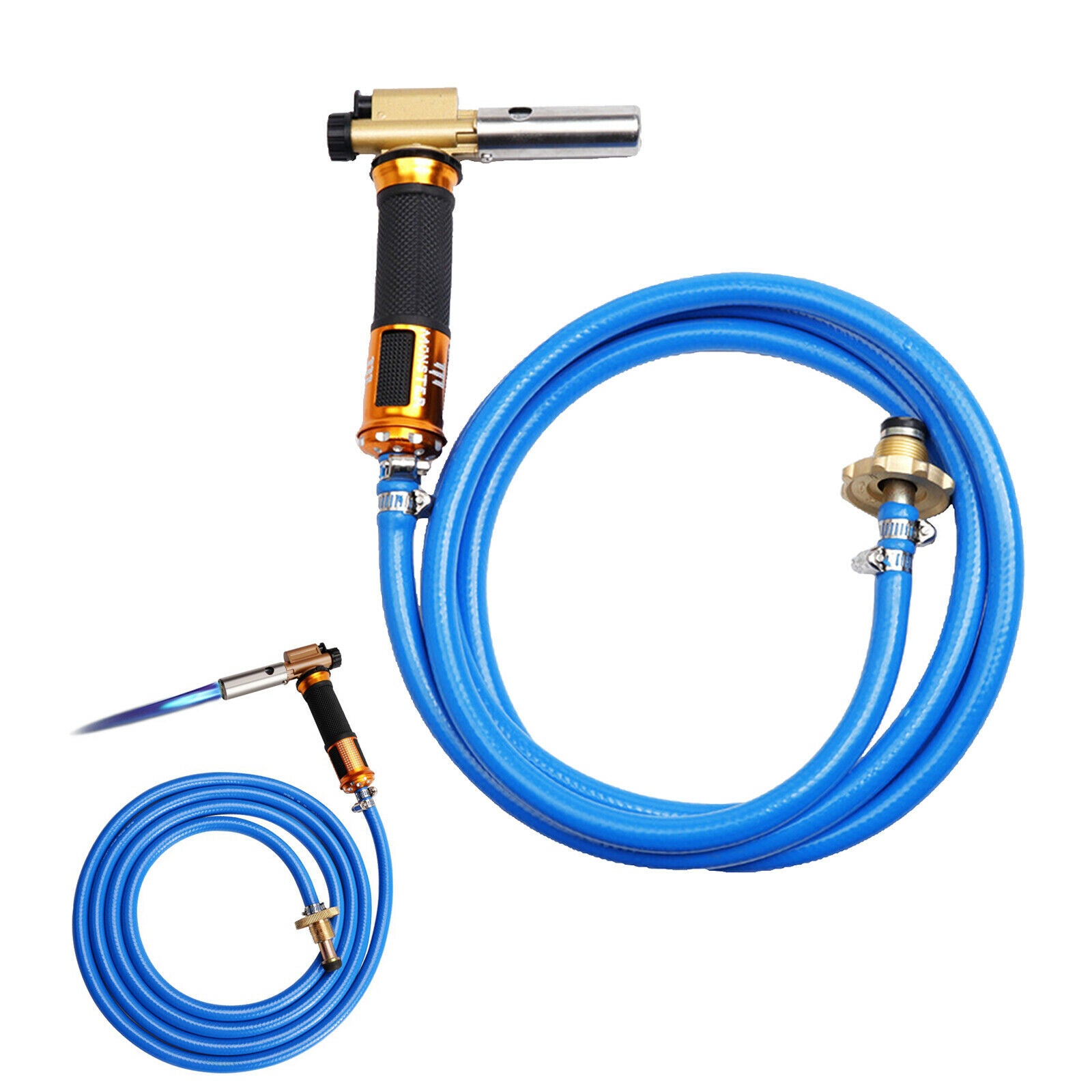 Electronic Ignition Liquefied Gas Burner Gun Welding Torch Kit Professional