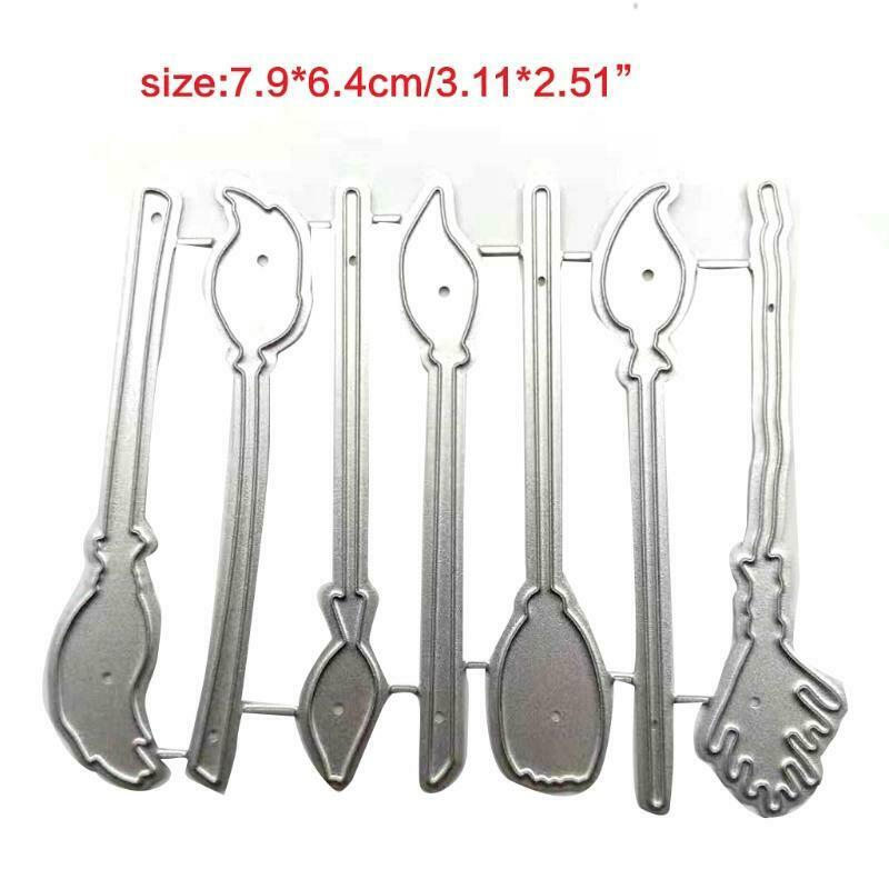 Torch Metal Cutting Dies Stencil DIY Scrapbooking Album Paper Card Template Mold