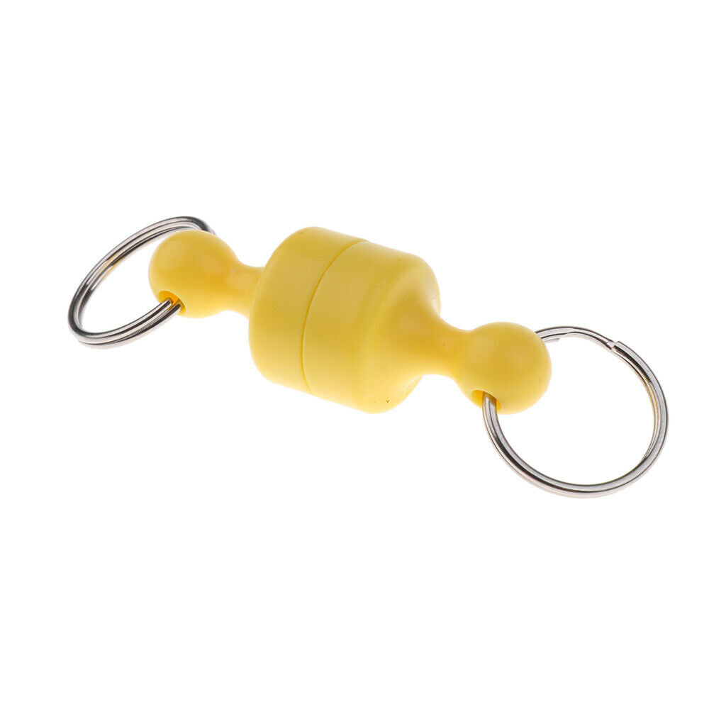 Fly Fishing Landing Trout Net Magnetic Release Holder Magnet Clip Yellow