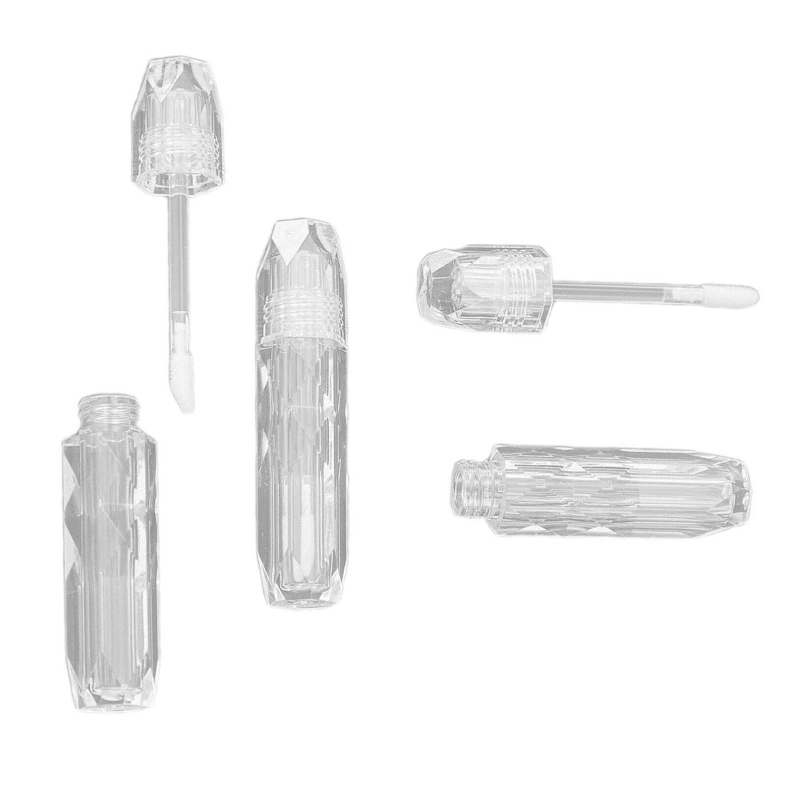 3x 2.5ml Lip Gloss Tube Empty Refillable Lip Balm Bottle Lip Gloss Container