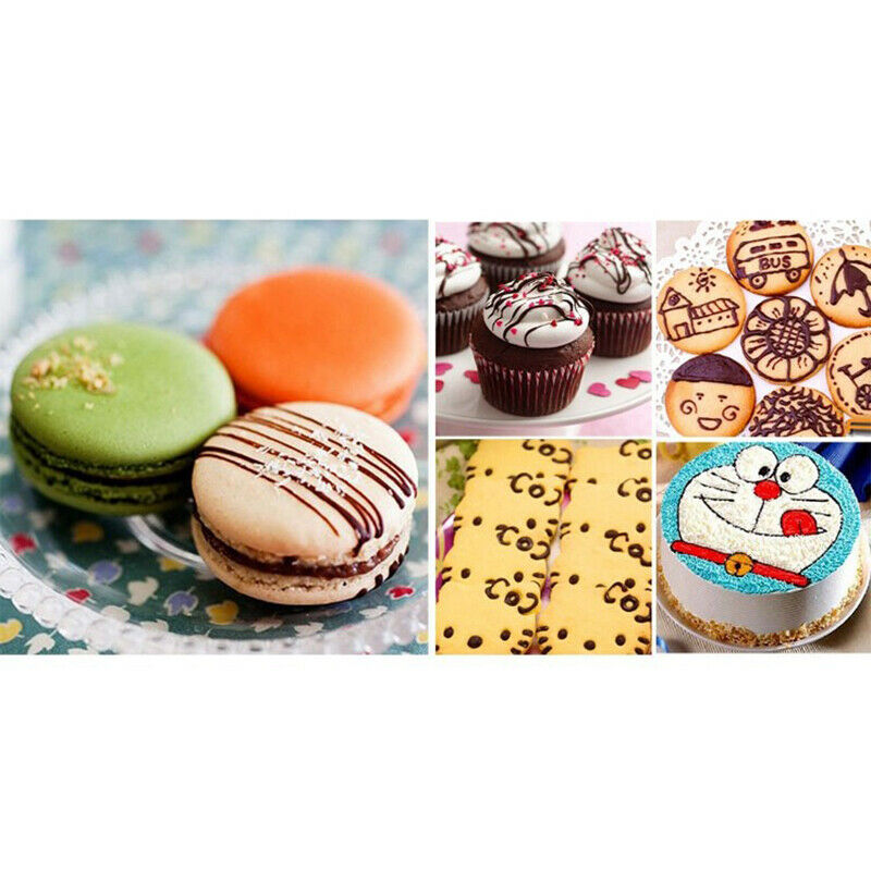 Silicone Food Writing Pen cookie Icing Piping Pastry Nozzles kitchen acce.l8