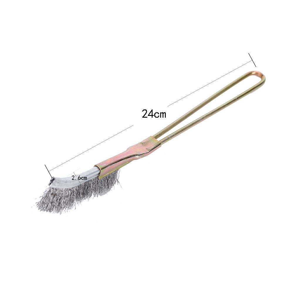 Stainless steel wire brush industrial toothbrush cleaning  iron brush(elbow) DD