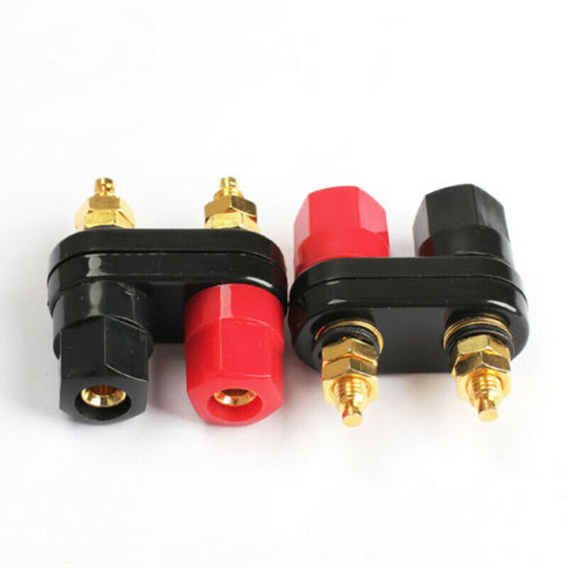 10Pcs Dual 2-way Female Banana Plug Terminal Binding Post for Speaker Amplifier